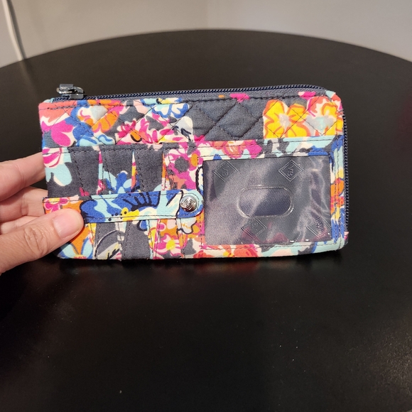 Vera Bradley Multicolor Floral Quilted Wristlet - Picture 3 of 4